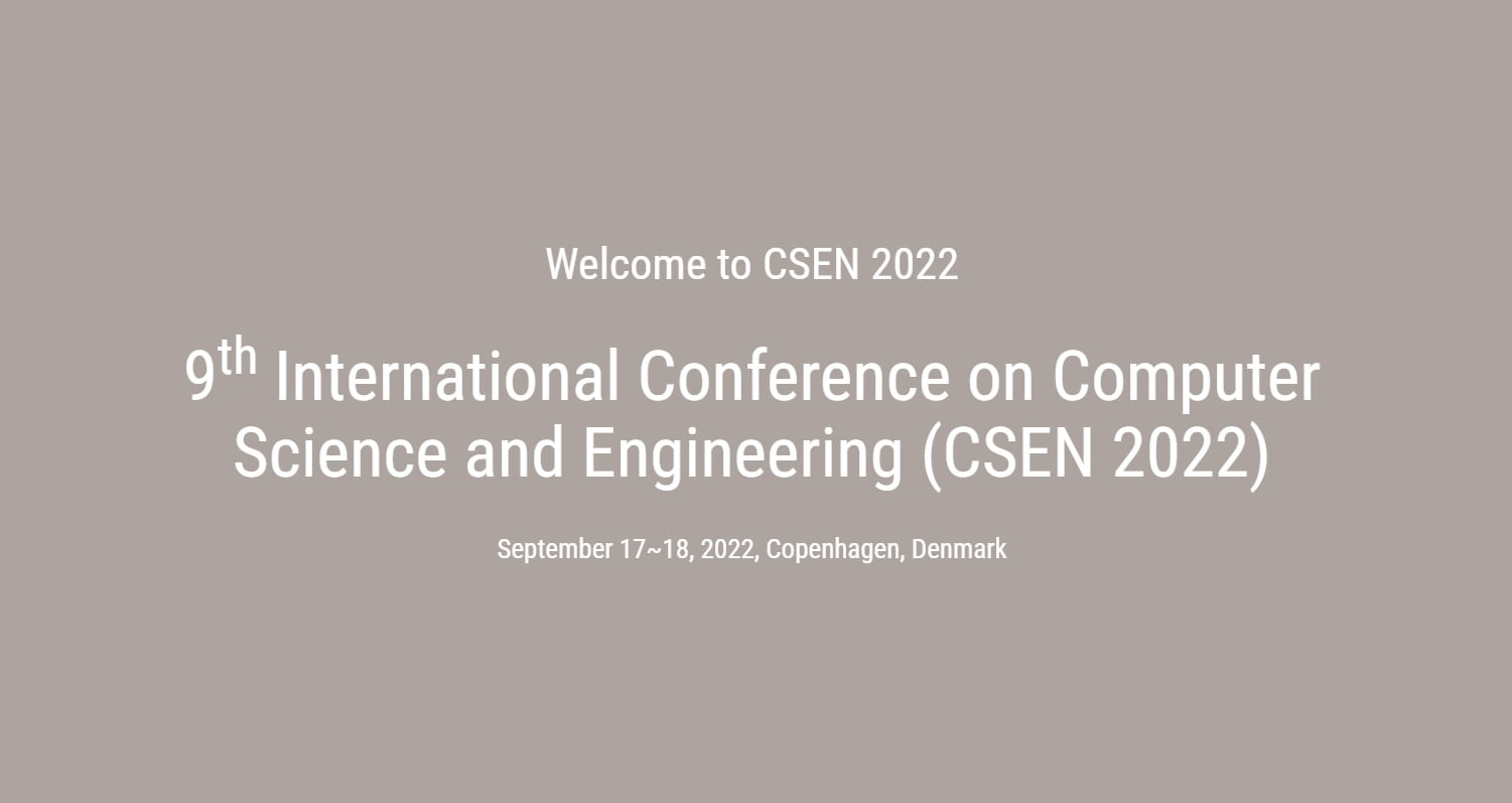 International Conference on Computer Science and Engineering