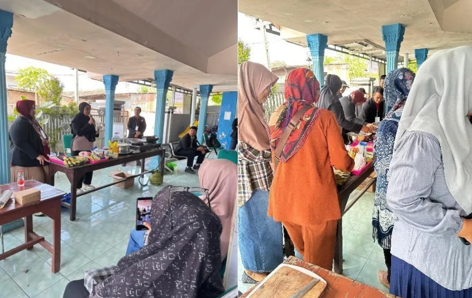 Warga Desa Masangankulon Antusias Mengikuti Workshop Pelatihan UMKM Mahasiswa Kelompok KKN Sidoarjo STIE Pemuda Surabaya