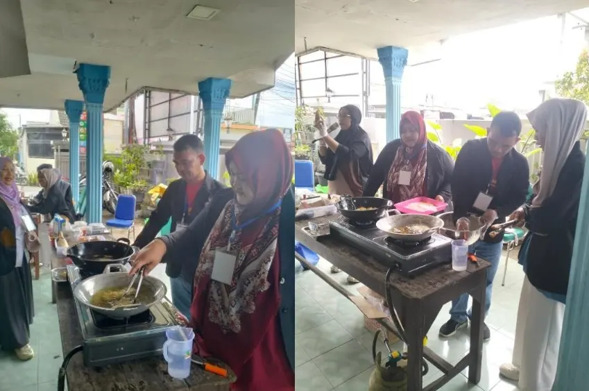 Warga Desa Masangankulon Antusias Mengikuti Workshop Pelatihan UMKM Mahasiswa Kelompok KKN Sidoarjo STIE Pemuda Surabaya