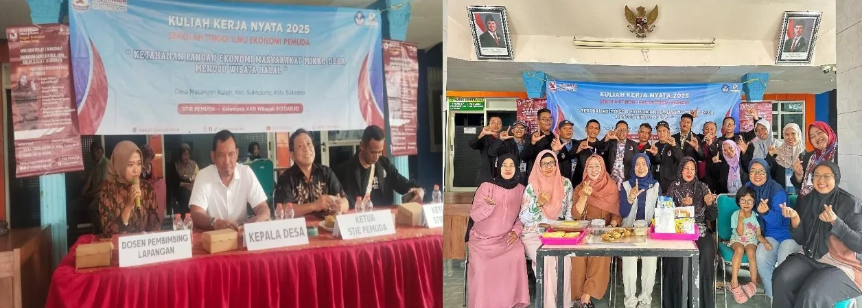 Warga Desa Masangankulon Antusias Mengikuti Workshop Pelatihan UMKM Mahasiswa Kelompok KKN Sidoarjo STIE Pemuda Surabaya