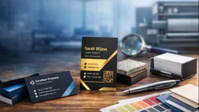 tips memilih kartu nama