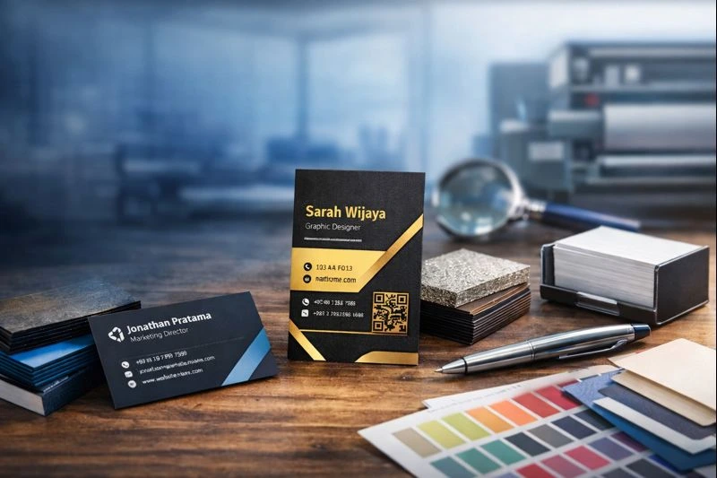 tips memilih kartu nama