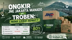 Ongkir JNE Jakarta Manado vs Troben: Mana Lebih Hemat?