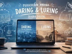 Ketika “Daring” dan “Luring” Tak Lagi Sekadar Istilah Teknis: Cermin Kelenturan Bahasa Indonesia di Era Digital