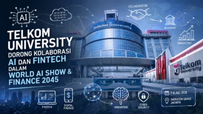 Telkom University Dorong Kolaborasi AI dan Fintech dalam World AI Show & Finance 2045